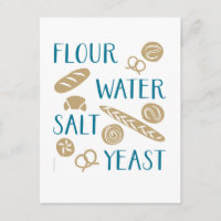 Mehl Wasser Salz Hefe Backen