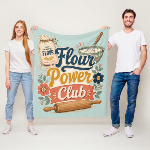 Mehlkraft Cottage Backclub Fleecedecke