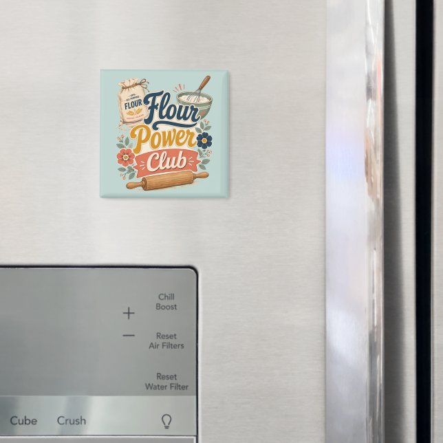 Mehlkraft Cottage Backclub Magnet (In Situ (Kühlschrank))