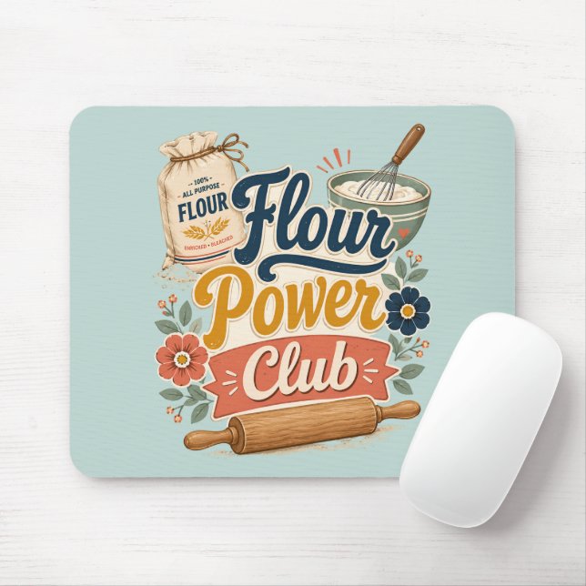 Mehlkraft Cottage Backclub Mousepad (Mit Mouse)