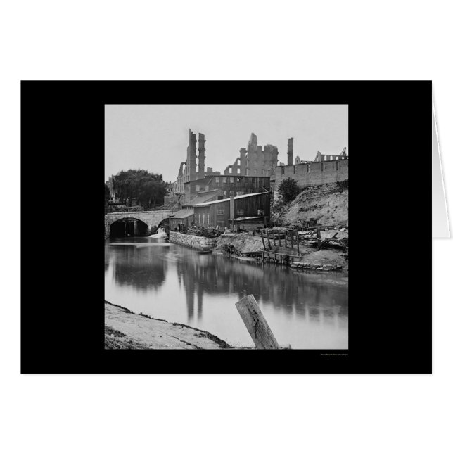 Mehlmühle vom James River & Richmond, VA 1865 (Vorderseite (Horizontal))