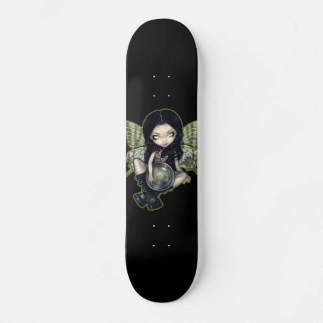 Mehltau feenhaftes goth Skateboard (Vorderseite)