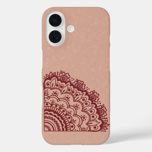 Mehndi-Design-Handyhülle Case-Mate iPhone Hülle (Rückseite)