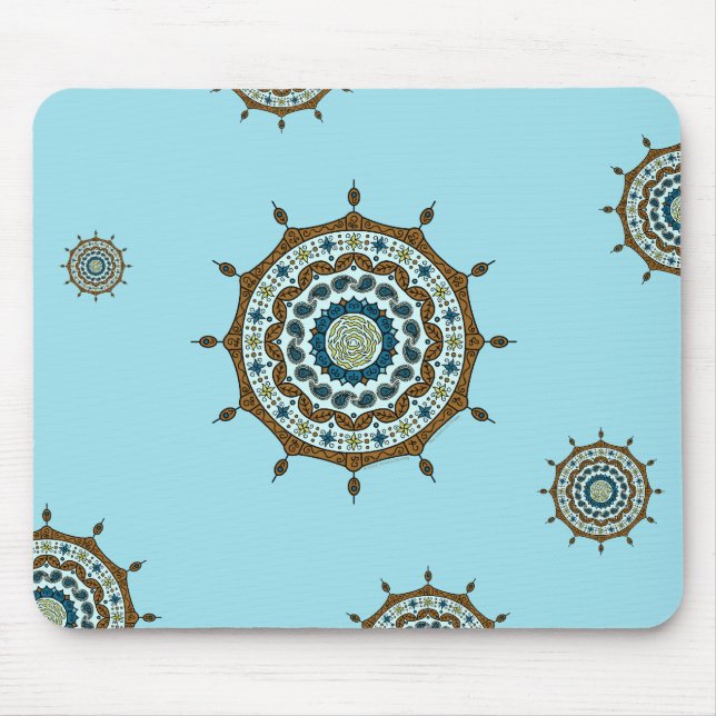 Mehndi Fantasy Copper Mousepad (Vorne)