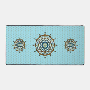 Mehndi Fantasy Copper Schreibtischunterlage