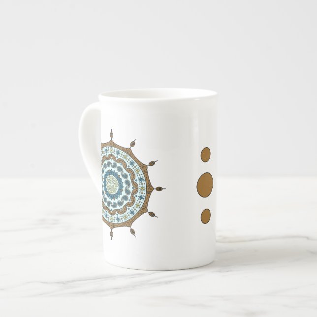 Mehndi Fantasy Copper Specialty Tasse (Vorderseite Links)