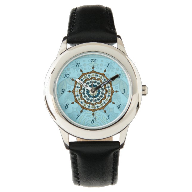 Mehndi Fantasy Copper Watch Armbanduhr (Vorderseite)