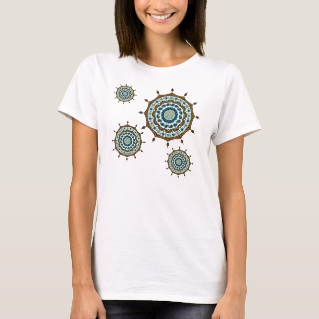 Mehndi Fantasy Copper Women's Light Shirt (Vorderseite)