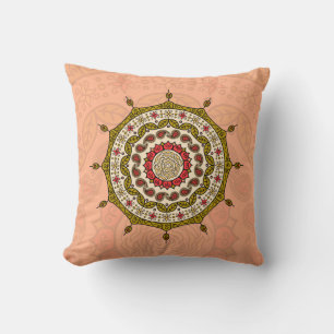 Mehndi Fantasy Gold Pillow Kissen