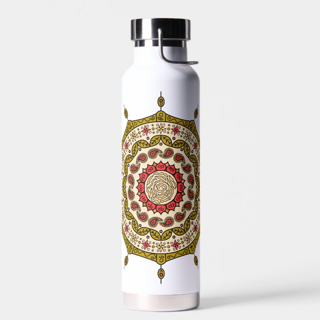 Mehndi Fantasy Gold Trinkflasche (Links)