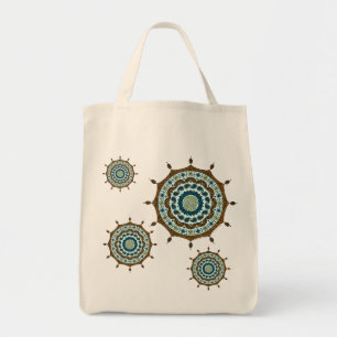Mehndi Fantasy Kupfer Tote Bag Tragetasche