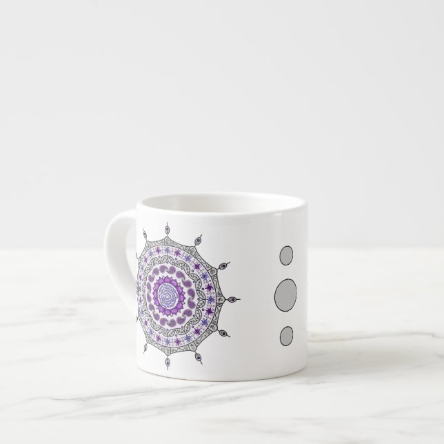 Mehndi Fantasy Silver Specialty Tasse (Vorderseite Links)