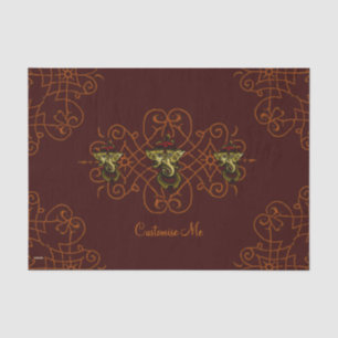 Mehndi Ganesha (rot) Seidenpapier
