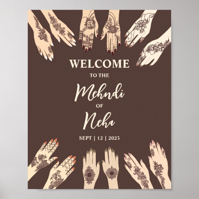 Mehndi Poster (Vorne)