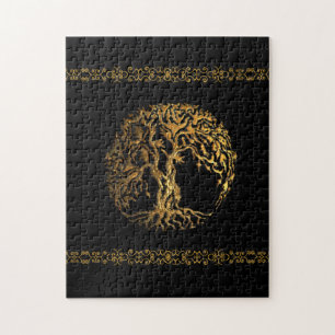 Mehndi Tree of Life (Gold) Puzzle