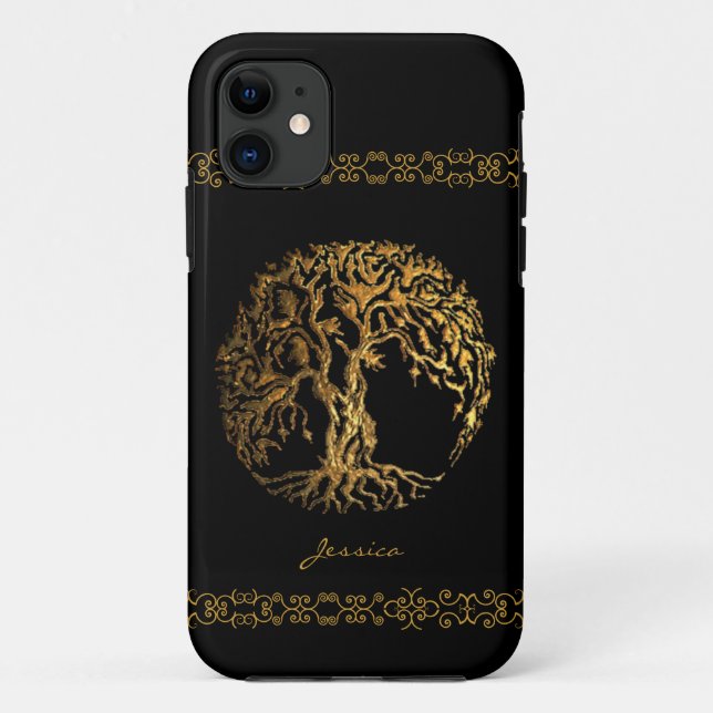 Mehndi Tree of Life (Henna) Case-Mate iPhone Hülle (Rückseite)
