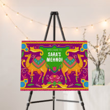 Mehndi Welcome Signs & Mehndi Signs, Mendhi Sign