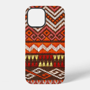 Mehr als 100 Jahre alte bunte thailändische Handwe iPhone 12 Hülle