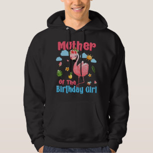 Mehr als 2 Geburtstagsmädchen tropisches Flamingo Hoodie