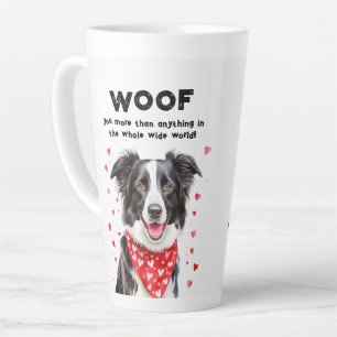 Mehr als Border Collie Heart Bandana Milchtasse