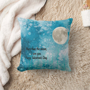 Mehr als den Mond liebe ich Dich Kissen