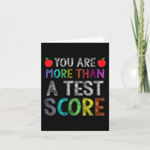 Mehr als ein Geschenk zum Testscore-Kostentest Karte