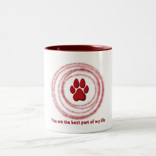 Mehr als ein Haustier: Die Hundebesitzer-Sammlung Zweifarbige Tasse