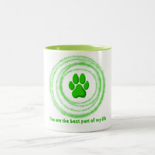 Mehr als ein Haustier: Die Hundebesitzer-Sammlung Zweifarbige Tasse