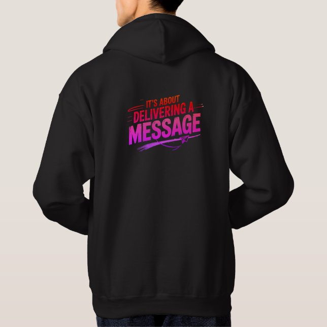 Mehr als gewinnen hoodie (Rückseite)