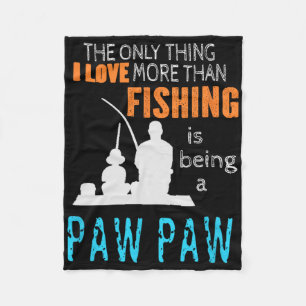 Mehr als Liebe Angeln Paw Paw Specialer Opa Fleecedecke