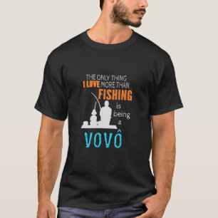 Mehr als Liebe Fischerei Vovô Portugiesisch brasil T-Shirt