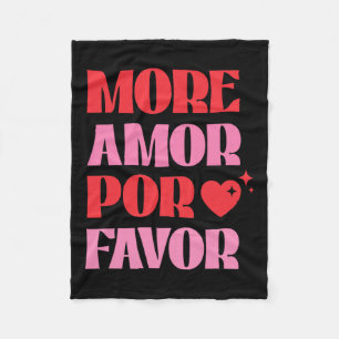 Mehr Amor Pour Gefallen Retro Liebe Valentine Ästh Fleecedecke