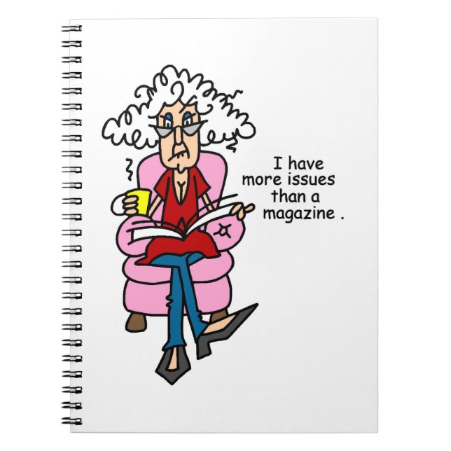 Mehr Ausgaben als ein Magazin-Spaß Notizblock (Vorderseite)