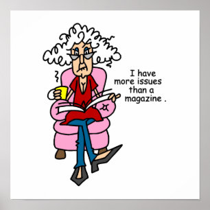 Mehr Ausgaben als ein Magazin-Spaß Poster
