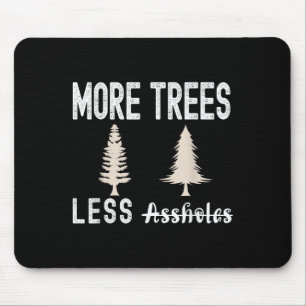 Mehr Bäume weniger Löcher hässlicher Weihnachtspul Mousepad