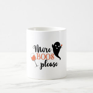 Mehr Boos Bitte Cool Halloween Ghost Kaffeetasse