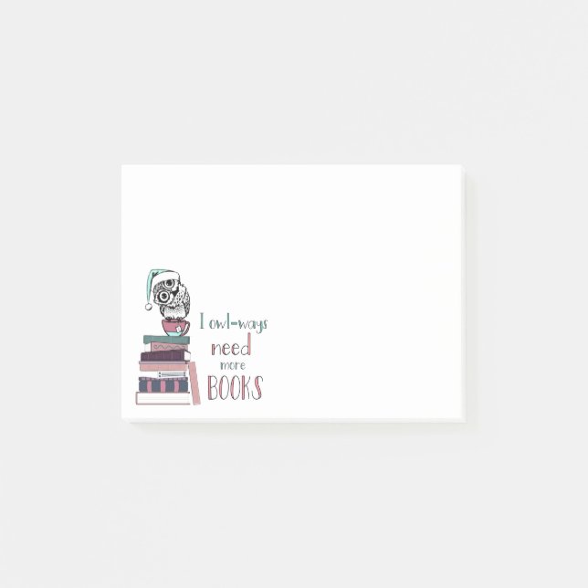 Mehr Bücher als Noten benötigen Post-it Klebezettel (Vorderseite)