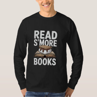 Mehr Bücher lesen Camping Outdoor-Reise Lagerfeuer T-Shirt