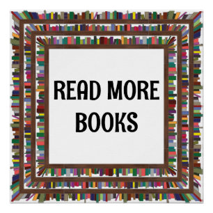 Mehr Bücher lesen Poster