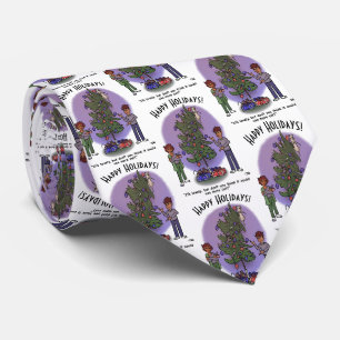 Mehr Cat Christmas Neck Tie Krawatte