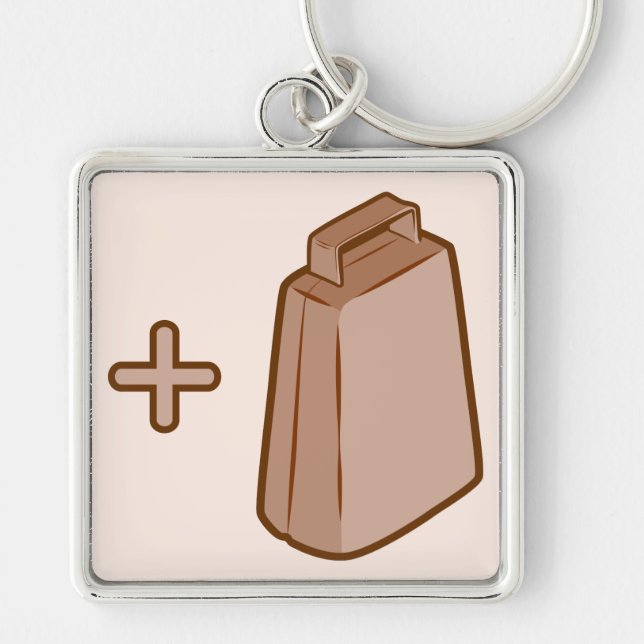 Mehr Cowbell Schlüsselanhänger (Vorne)