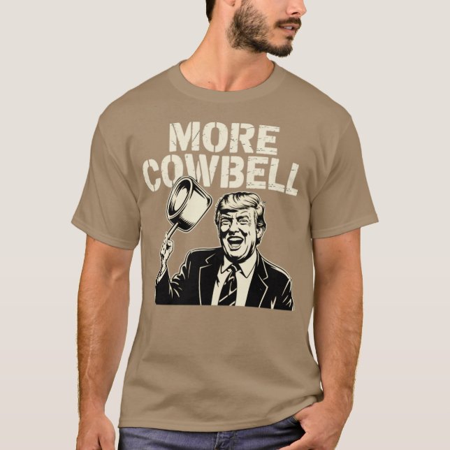 Mehr Cowbell T-Shirt (Vorderseite)