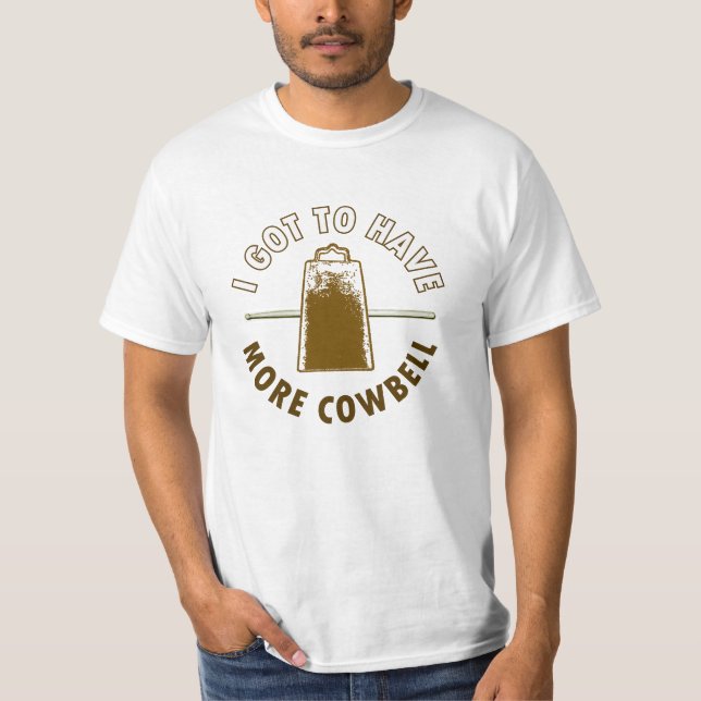 MEHR COWBELL - T-Shirt (Vorderseite)