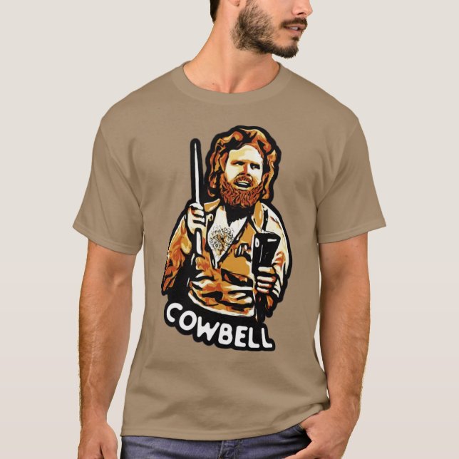 Mehr Cowbell T-Shirt (Vorderseite)