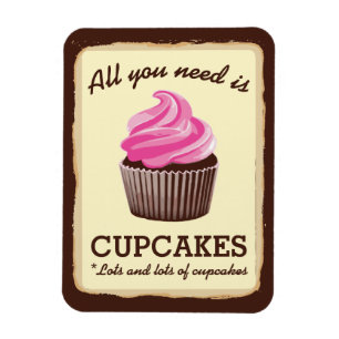 Mehr Cupcakes Magnet