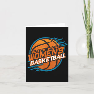 Mehr Damenbasketball schauen Frauen unterstützen Karte