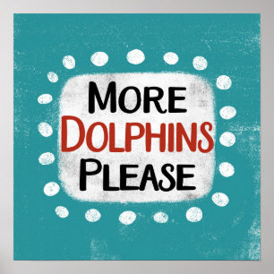 Mehr Delphine: Poster Wall Art