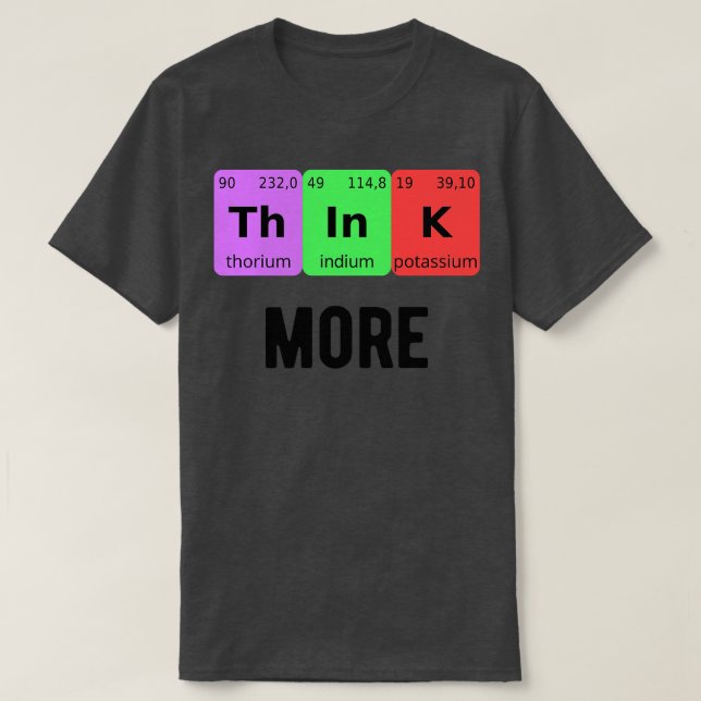 Mehr denken II T-Shirt (Design vorne)