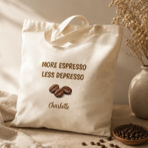 Mehr Espresso, weniger Depresso, lustiger Kaffee-N