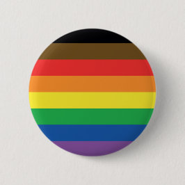 Mehr färben mehr Stolz-Regenbogen kundengerechtes Button